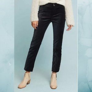 Anthropologie the Essential Slim Velvet Trouser